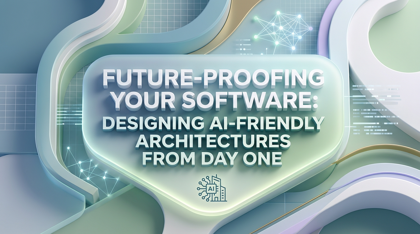 Future-Proofing Your Software: Designing AI-Friendly Architectures from Day One