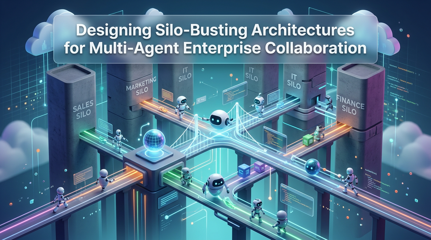 Designing Silo-Busting Architectures for Multi-Agent Enterprise Collaboration
