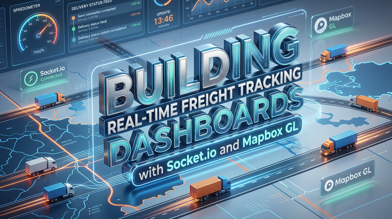 Building Real-Time Freight Tracking Dashboards with Socket.io and Mapbox GL