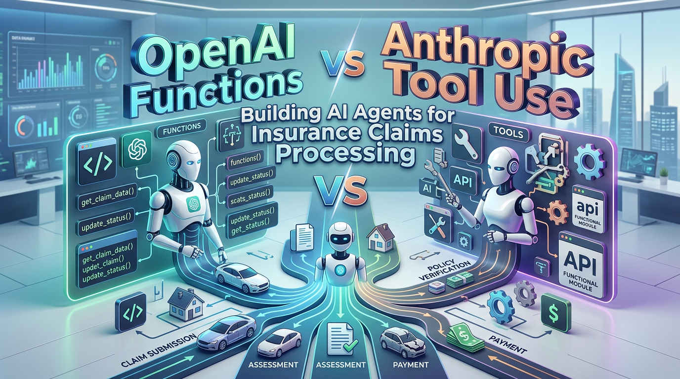 OpenAI Functions vs Anthropic Tool Use: Building AI Agents for Insurance Claims Processing