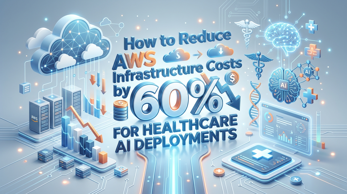 How to Reduce AWS Infrastructure Costs by 60% for Healthcare AI Deployments