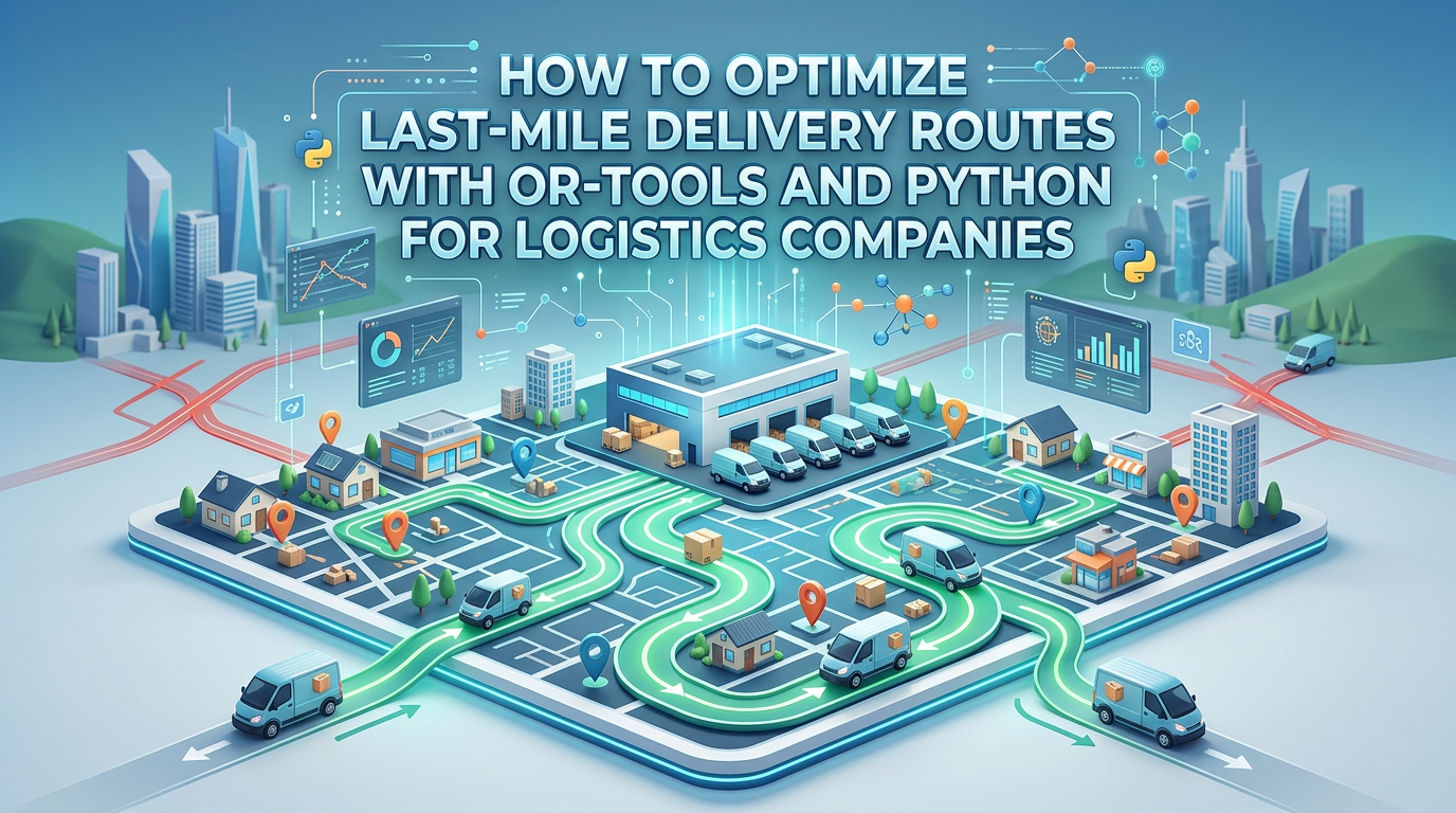 How to Optimize Last-Mile Delivery Routes with OR-Tools and Python for Logistics Companies