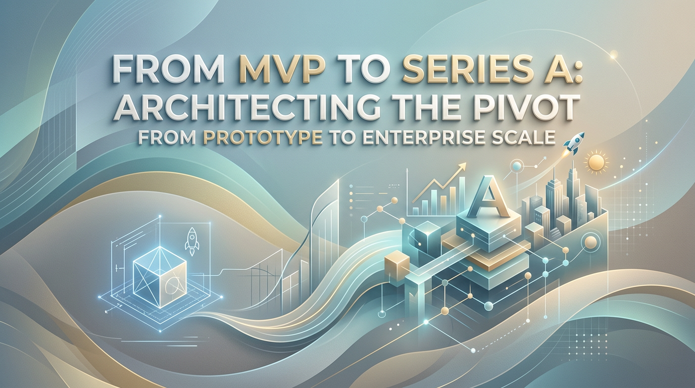 From MVP to Series A: Architecting the Pivot from Prototype to Enterprise Scale