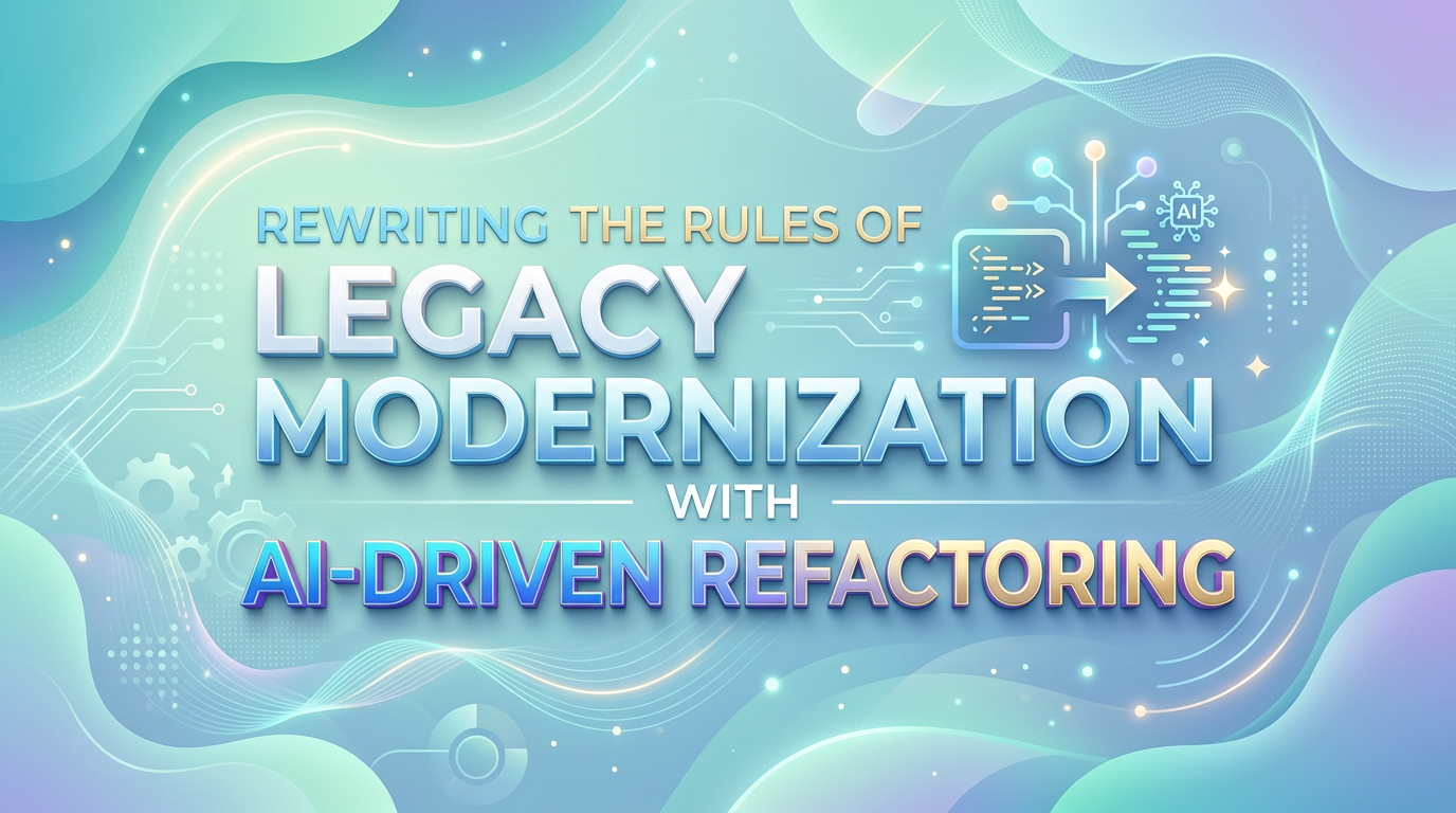 Rewriting the Rules of Legacy Modernization with AI-Driven Refactoring