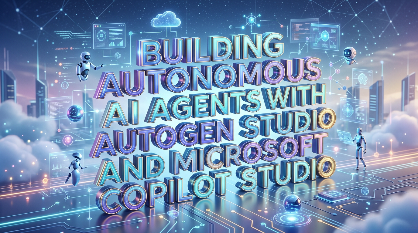 Building Autonomous AI Agents with AutoGen Studio and Microsoft Copilot Studio