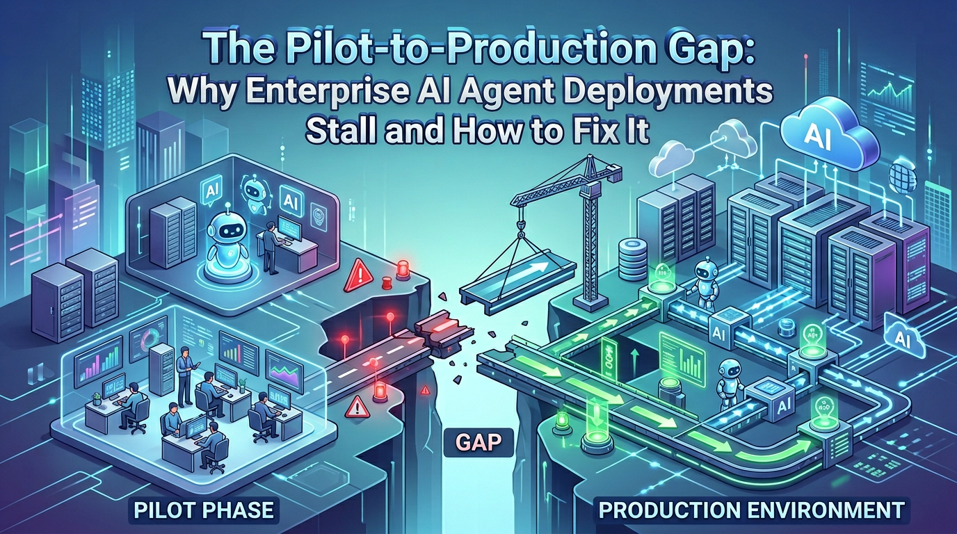 The Pilot-to-Production Gap: Why Enterprise AI Agent Deployments Stall and How to Fix It