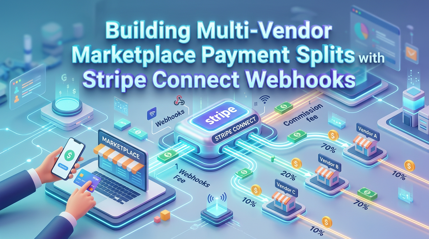 Building Multi-Vendor Marketplace Payment Splits with Stripe Connect Webhooks