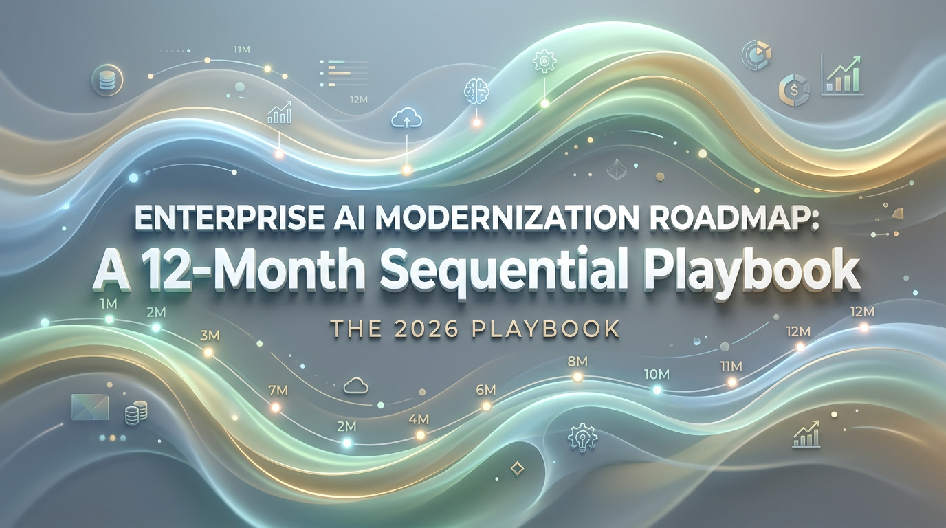 Enterprise AI Modernization Roadmap: A 12-Month Sequential Playbook