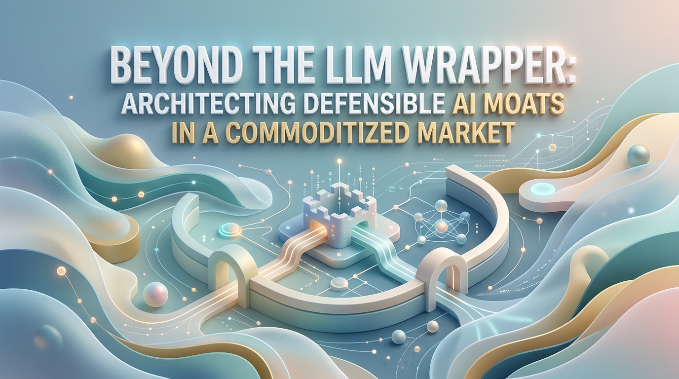Beyond the LLM Wrapper: Architecting Defensible AI Moats in a Commoditized Market