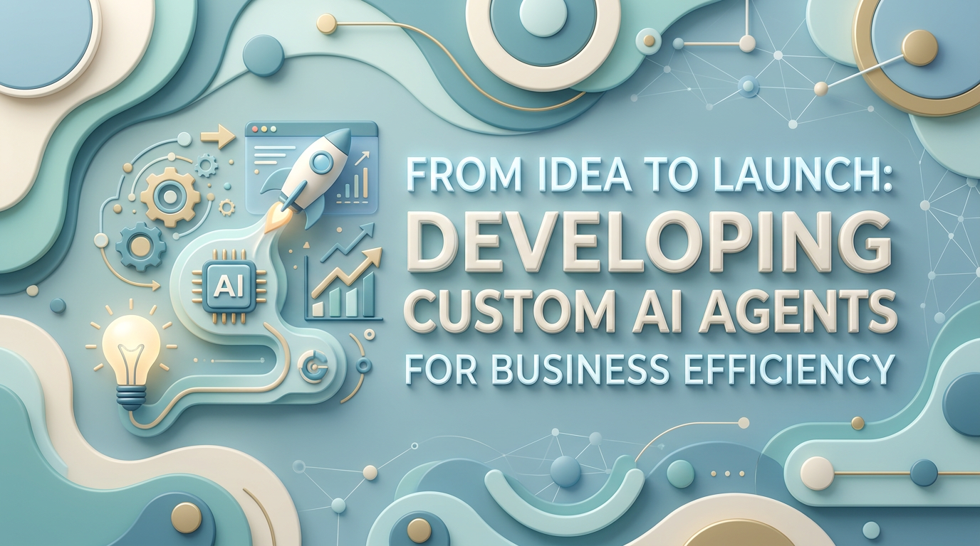 From Idea to Launch: Developing Custom AI Agents for Business Efficiency