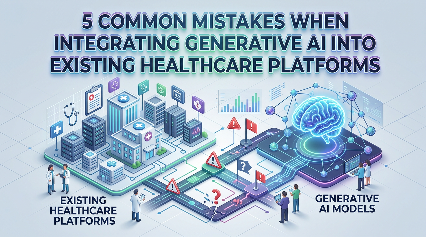 5 Common Mistakes When Integrating Generative AI into Existing Healthcare Platforms
