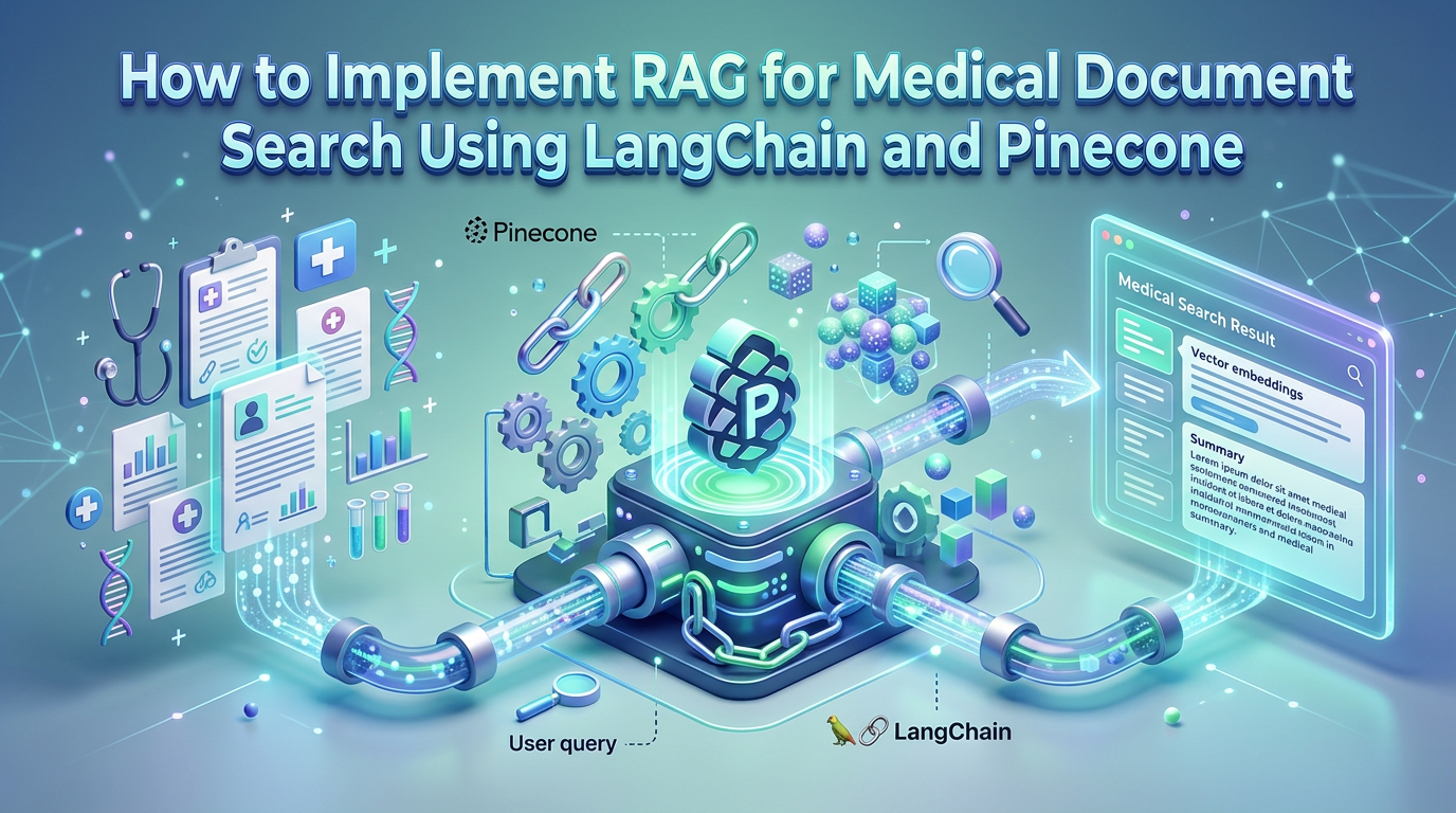 How to Implement RAG for Medical Document Search Using LangChain and Pinecone