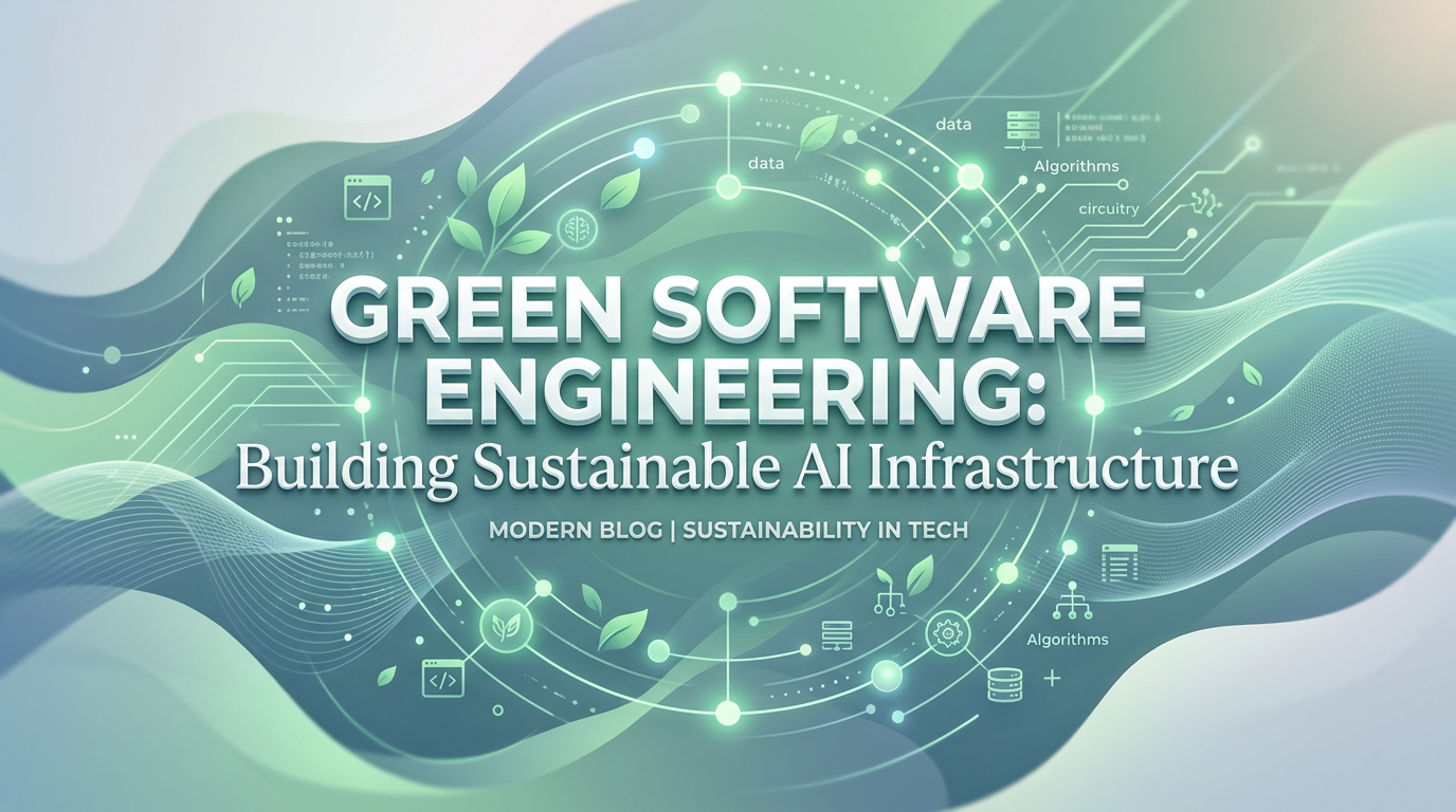 Green Software Engineering: Building Sustainable AI Infrastructure