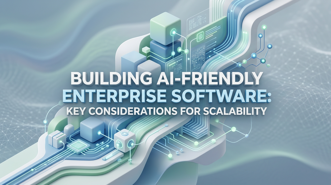Building AI-Friendly Enterprise Software: Key Considerations for Scalability
