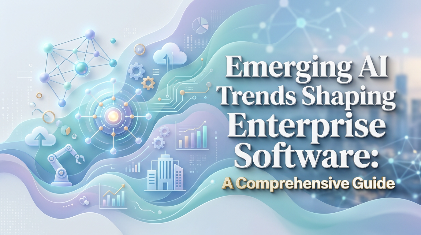 Emerging AI Trends Shaping Enterprise Software: A Comprehensive Guide
