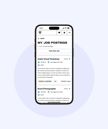 Marketplace for Event Planners, Talents & Venues — detail