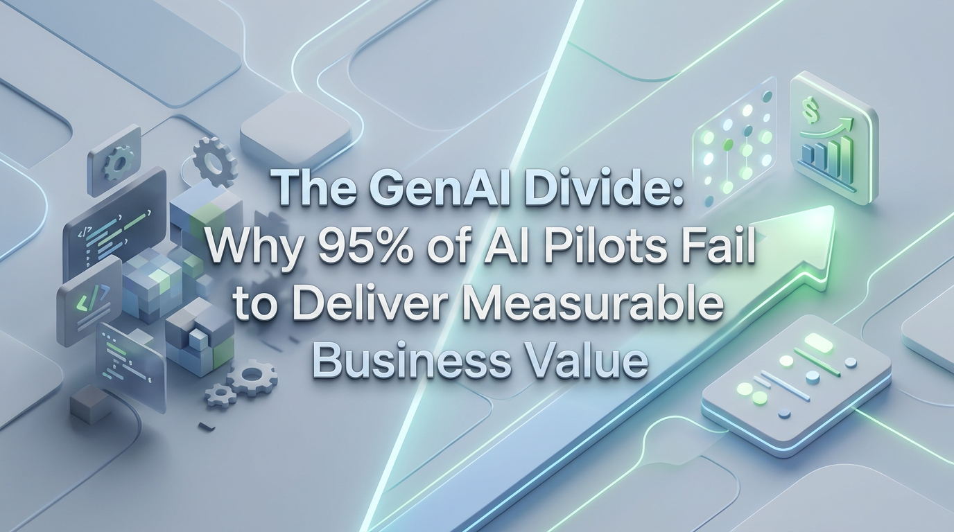 The GenAI Divide: Why 95% of AI Pilots Fail to Deliver Measurable Business Value